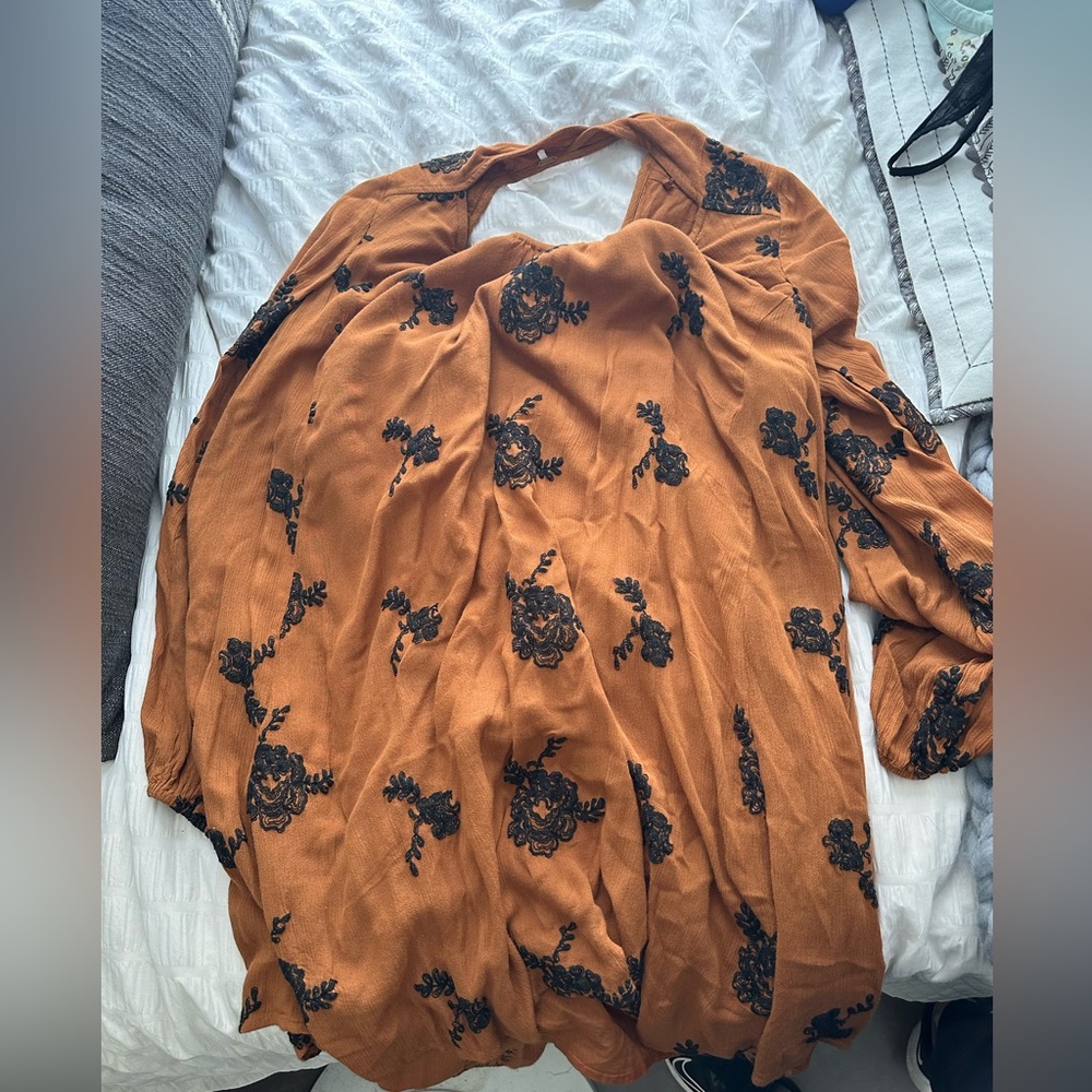 Rust free people dress